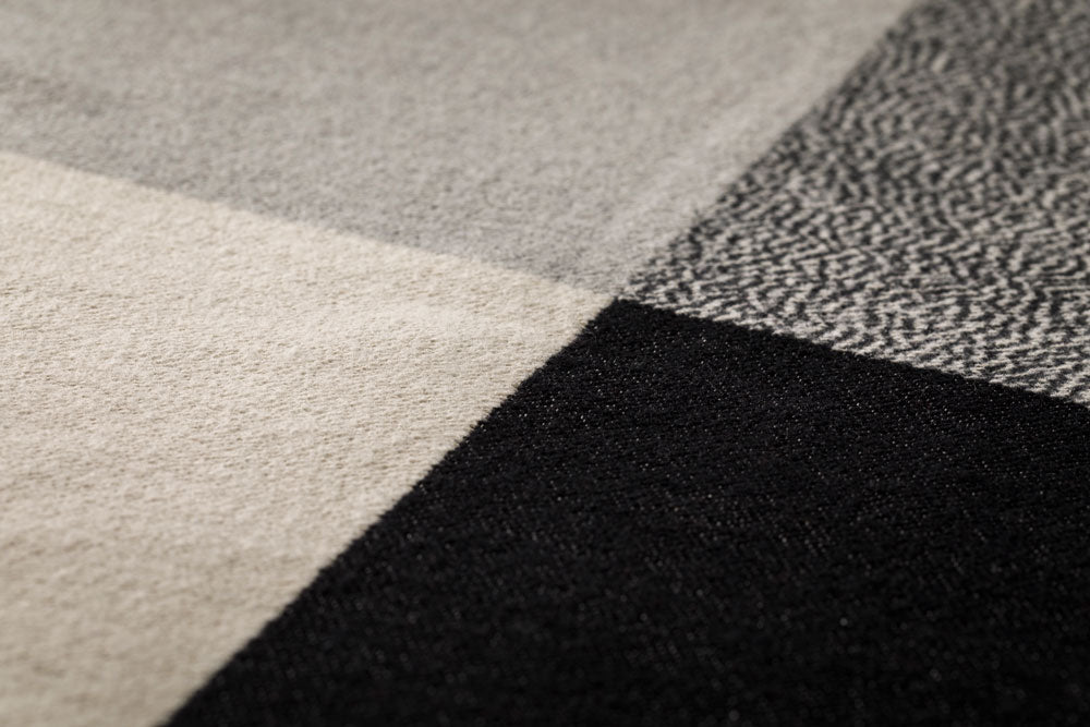 NOVA throw "color block" in . Throw Blanket made by David Fussenegger , a family-run mill in Austria.