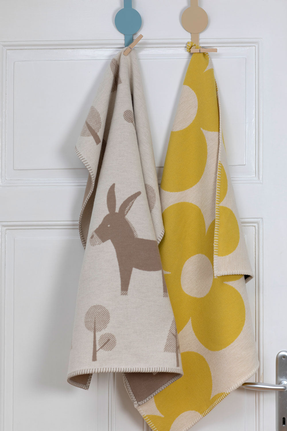LENA baby blanket "forrest donkey" organic cotton