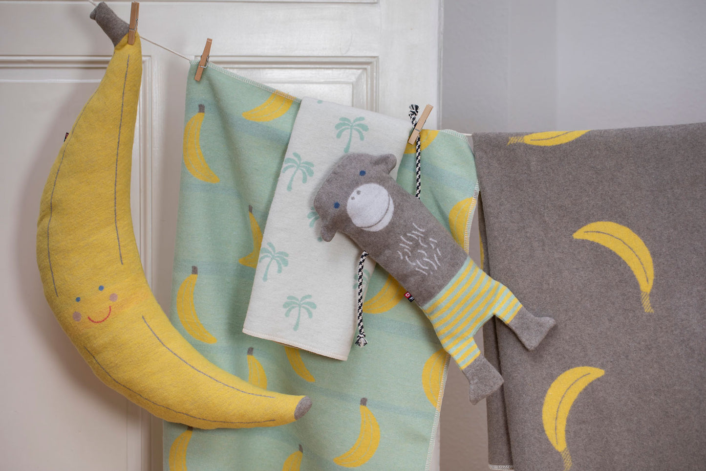 JUWEL puppet/blanket SET "monkey"