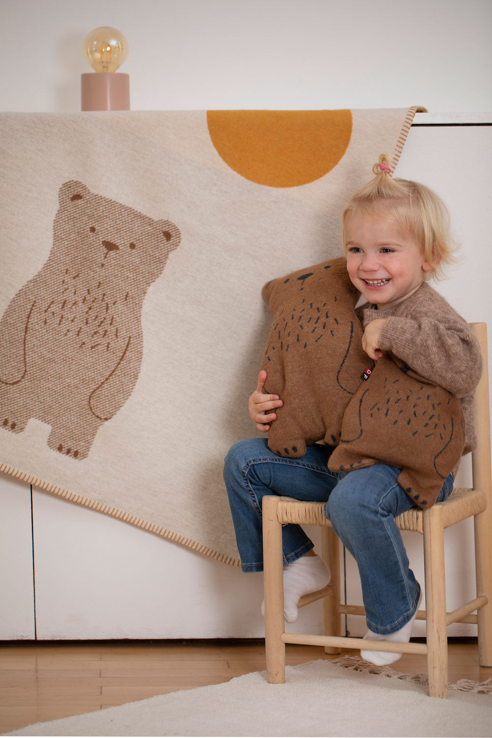 JUWEL pillow "bear" includes filling