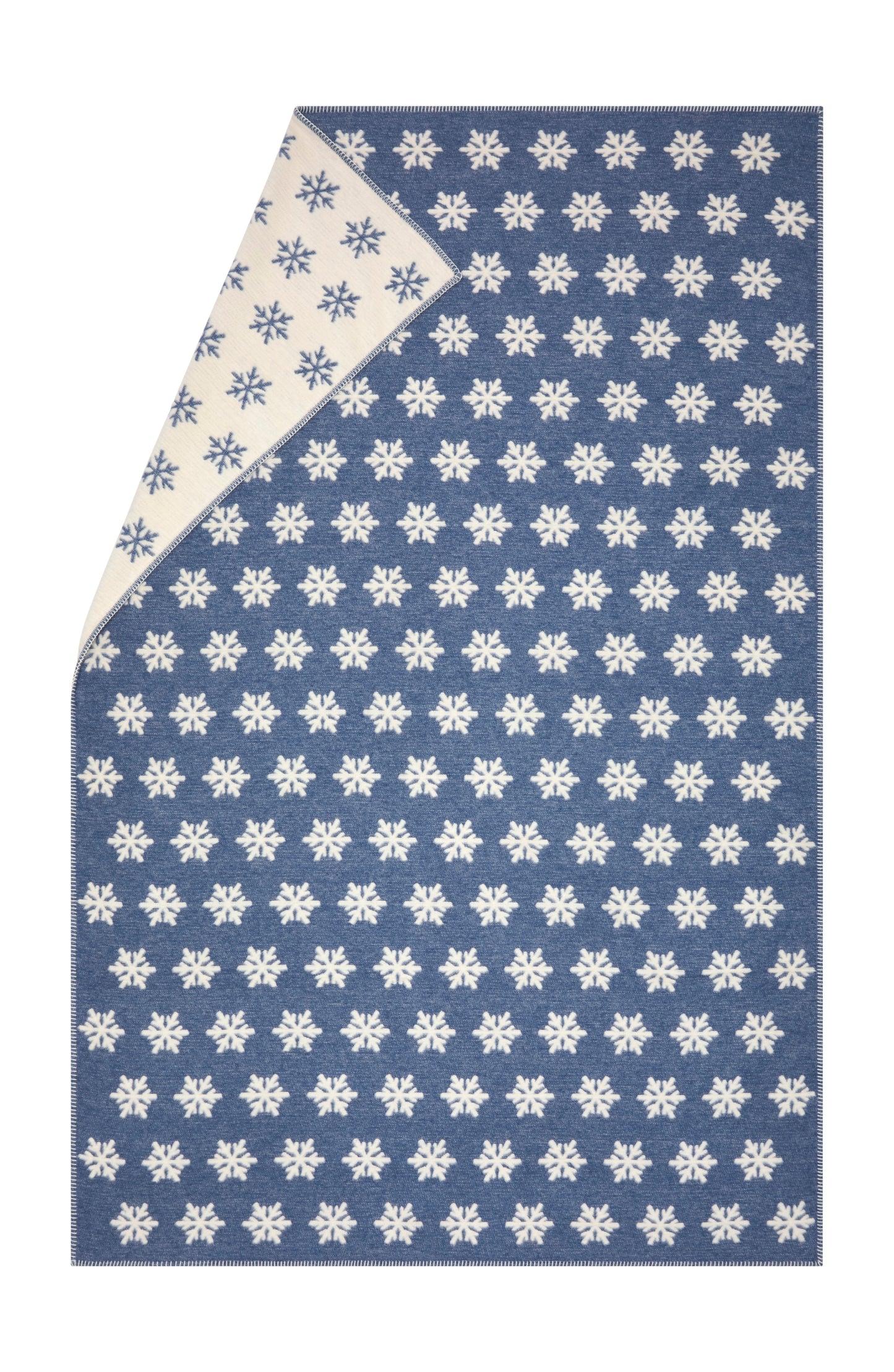 CARLA throw plaid "snowflake"