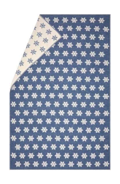 CARLA throw plaid "snowflake"