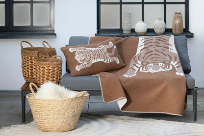 NOVA Cushion Cover "Tiger" in . Cushion Cover made by David Fussenegger , a family-run mill in Austria.