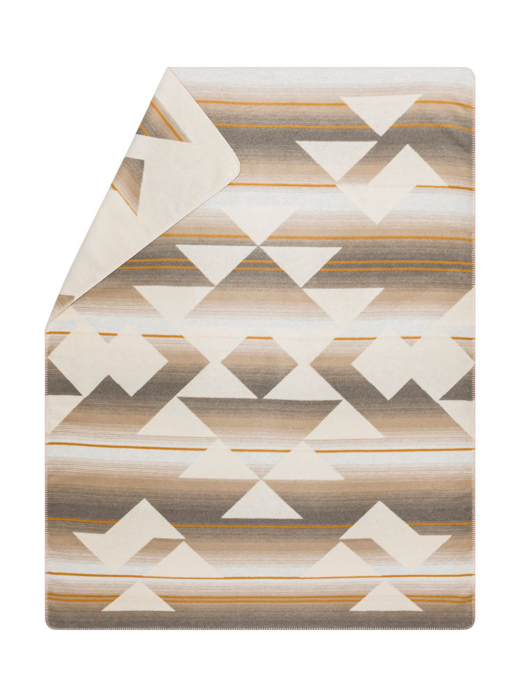 SAVONA throw "aztec" in . Throw Blanket made by David Fussenegger , a family-run mill in Austria.