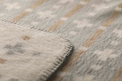 SAVONA throw "crosses/checks" in . Throw Blanket made by David Fussenegger , a family-run mill in Austria.