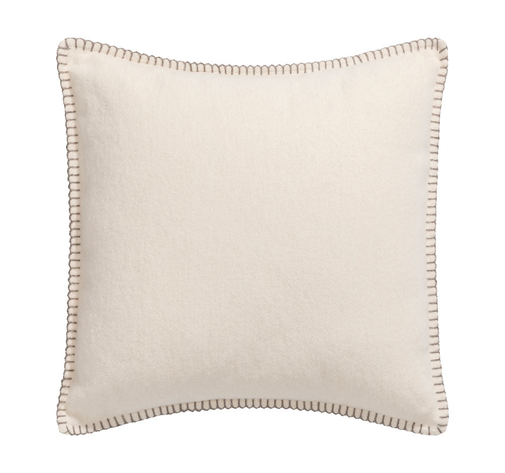 SYLT cushion cover solid 20x20 in offwhite . Cushion Cover made by David Fussenegger , a family-run mill in Austria.