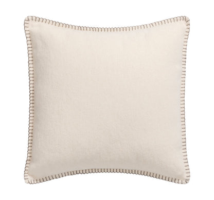SYLT cushion cover solid 20x20 in offwhite . Cushion Cover made by David Fussenegger , a family-run mill in Austria.