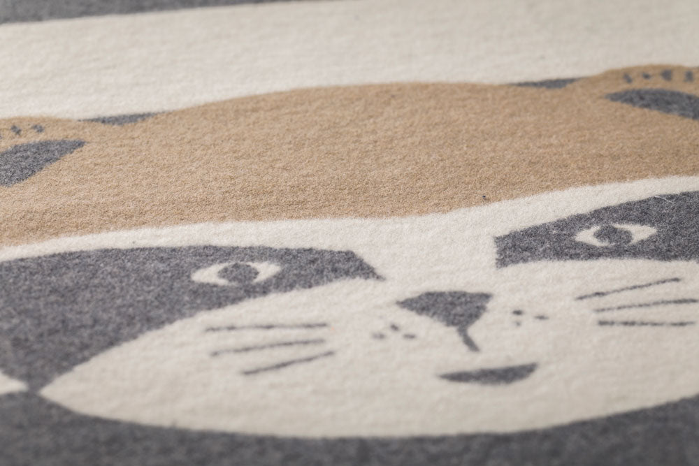 JUWEL baby blanket "raccoon" in . Blanket made by David Fussenegger , a family-run mill in Austria.