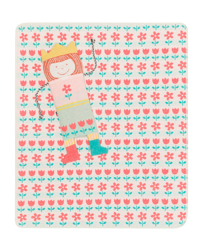 JUWEL puppet/blanket SET "princess" in rosé . Blanket Puppet made by David Fussenegger , a family-run mill in Austria.