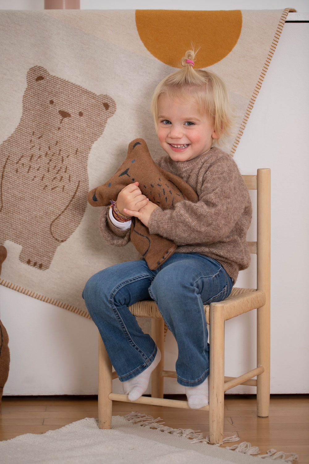 LILI baby blanket "moon bear"