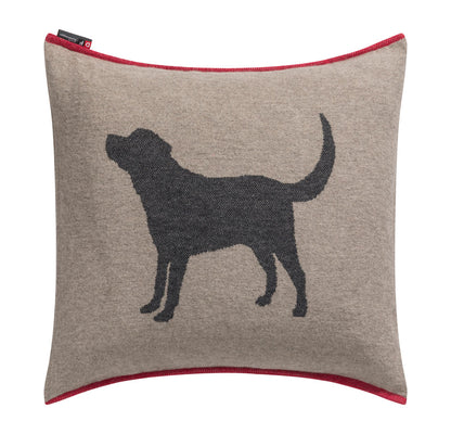 PET cushion cover "labrador" in smoke . Pet Cushion Cover made by David Fussenegger , a family-run mill in Austria.