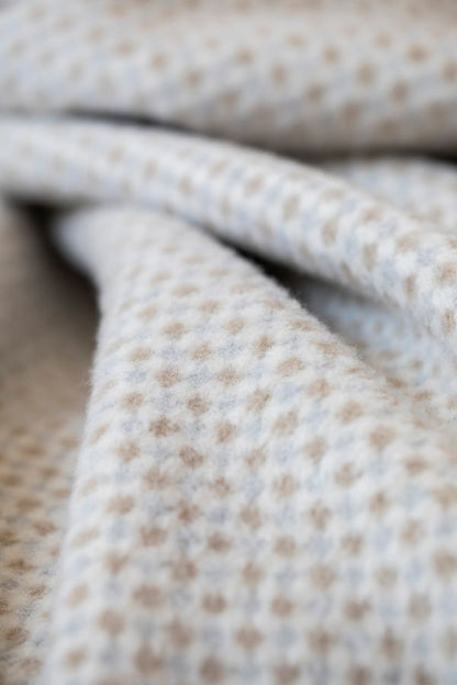 SAVONA Throw "Mini Checks" in . Throw Blanket made by David Fussenegger , a family-run mill in Austria.