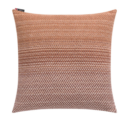 NOVA cushion cover "gradient herringbone" in terra cotta . Cushion Cover made by David Fussenegger , a family-run mill in Austria.