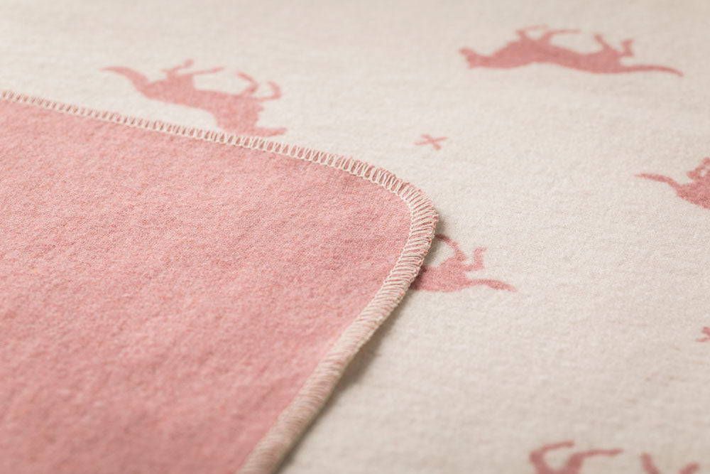 JUWEL kid blanket "horses allover" in . Blanket made by David Fussenegger , a family-run mill in Austria.