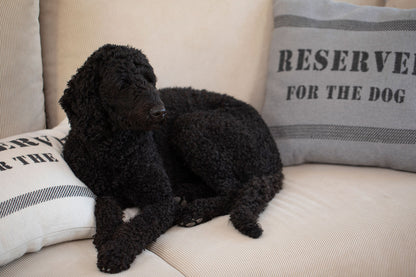 PET cushion cover "reserved for the dog"