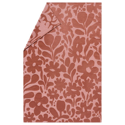 CARLA Throw "Flowers" in copper . Throw Blanket made by David Fussenegger , a family-run mill in Austria.