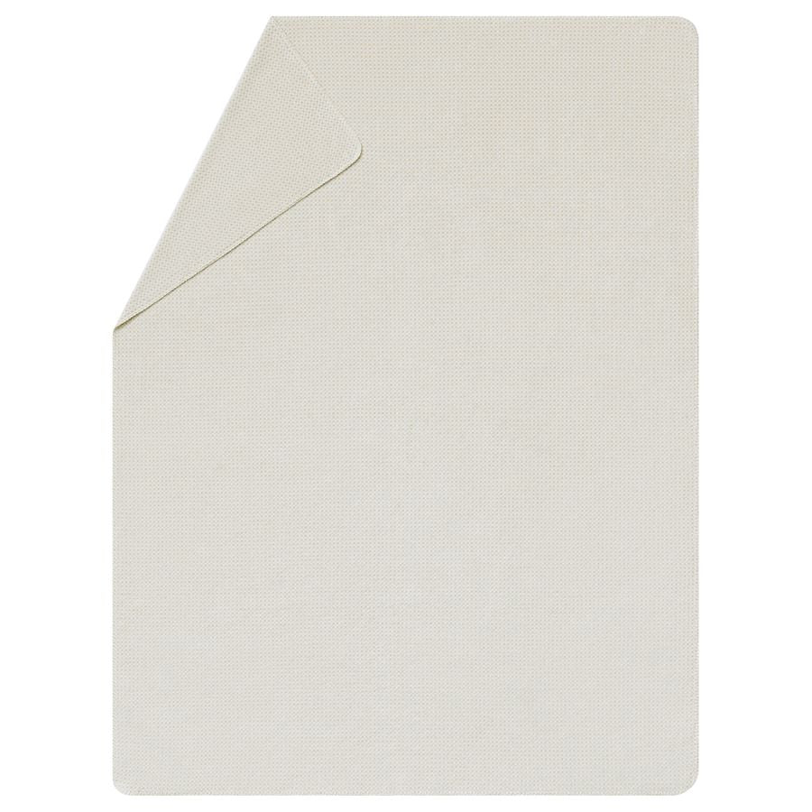 SAVONA Throw "Mini Checks" in cream . Throw Blanket made by David Fussenegger , a family-run mill in Austria.