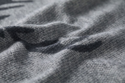 LUCA throw "centered deer" in . Throw Blanket made by David Fussenegger , a family-run mill in Austria.