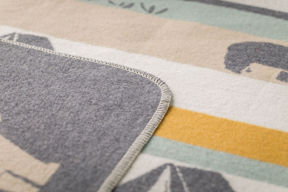 JUWEL baby blanket "camping bears" in . Blanket made by David Fussenegger , a family-run mill in Austria.