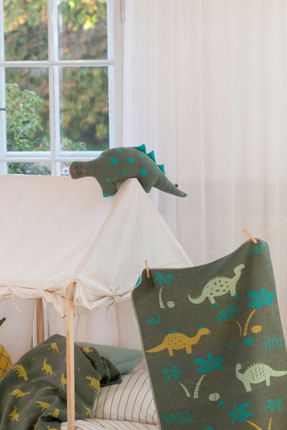 JUWEL pillow "dino" includes filling in . Filled Cushion made by David Fussenegger , a family-run mill in Austria.