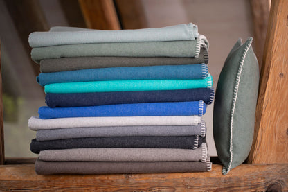 SYLT cushion cover solid 20x20 in . Cushion Cover made by David Fussenegger , a family-run mill in Austria.