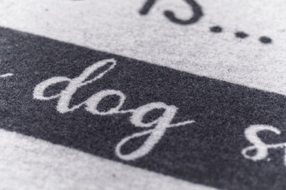 PET blanket "Home is Where My Dog Sleeps" large in . Pet Blanket made by David Fussenegger , a family-run mill in Austria.