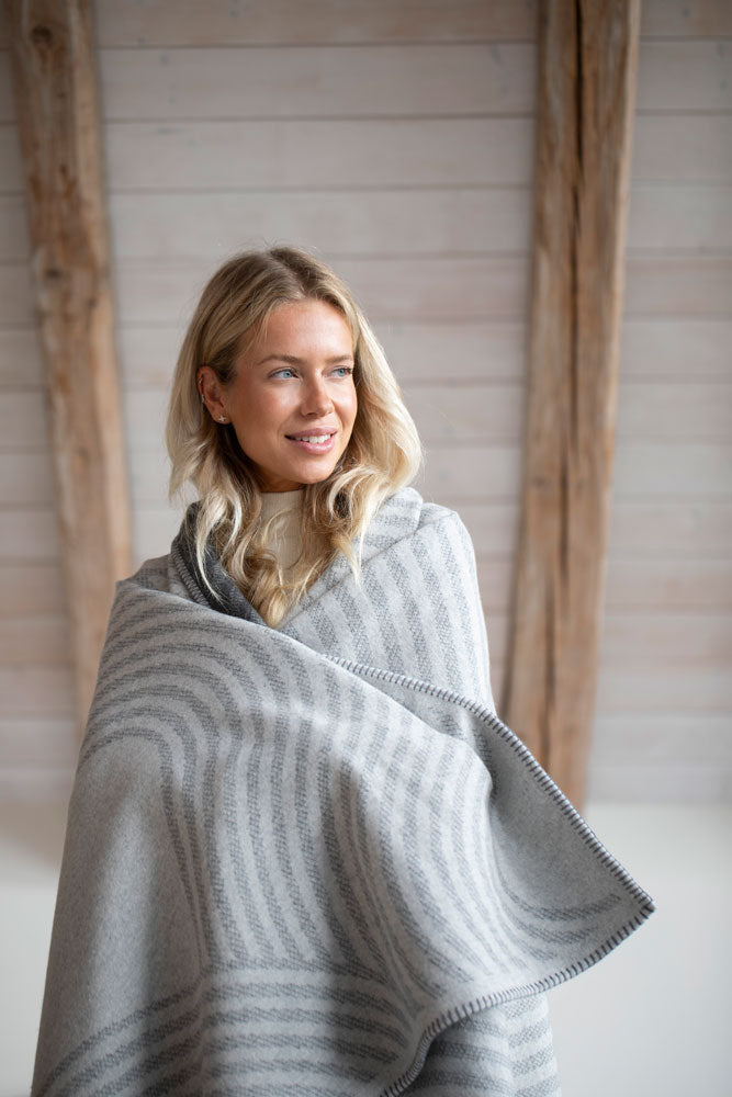 JADE throw "zen"organic cotton in . Throw Blanket made by David Fussenegger , a family-run mill in Austria.