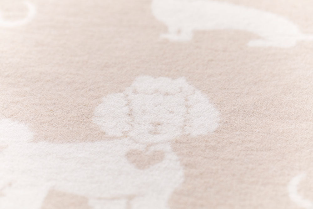 JUWEL baby blanket "dachshund" in . Blanket made by David Fussenegger , a family-run mill in Austria.