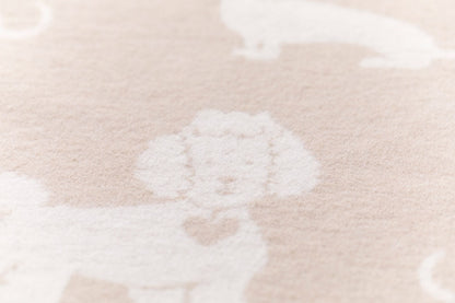 JUWEL baby blanket "dachshund" in . Blanket made by David Fussenegger , a family-run mill in Austria.
