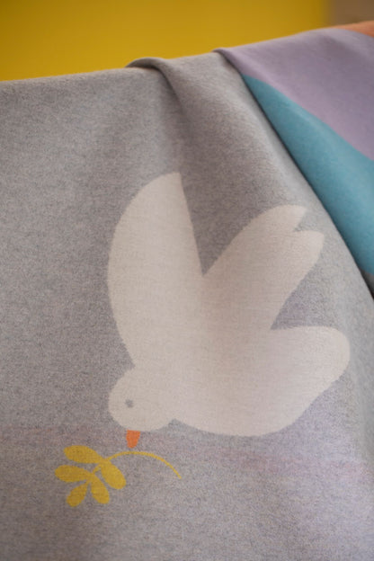 JUWEL kid blanket "rainbow" in . Blanket made by David Fussenegger , a family-run mill in Austria.