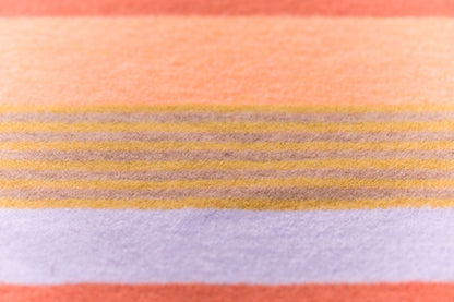 JUWEL baby blanket "multi-color stripes" in . Blanket made by David Fussenegger , a family-run mill in Austria.