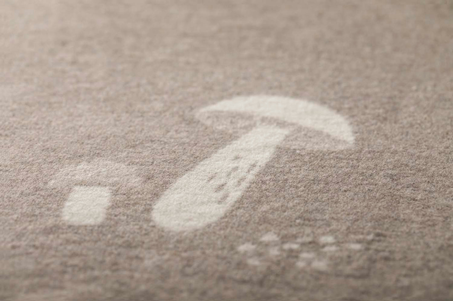 SILVRETTA throw "mushrooms'n more" in . Throw Blanket made by David Fussenegger , a family-run mill in Austria.