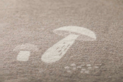 SILVRETTA throw "mushrooms'n more" in . Throw Blanket made by David Fussenegger , a family-run mill in Austria.