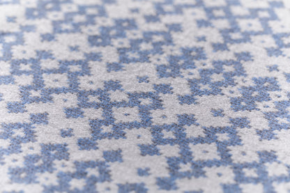 NOVA throw "small ethnic pattern" in . Throw Blanket made by David Fussenegger , a family-run mill in Austria.