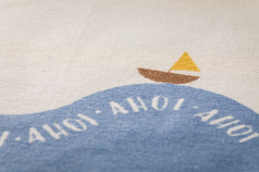 JUWEL baby blanket "whale/AHOI " in . Blanket made by David Fussenegger , a family-run mill in Austria.