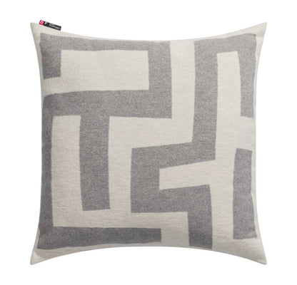 SILVRETTA cushion cover "maze" in dark grey . Cushion Cover made by David Fussenegger , a family-run mill in Austria.