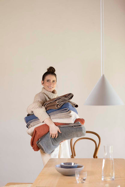 MERANO throw "faux solid"