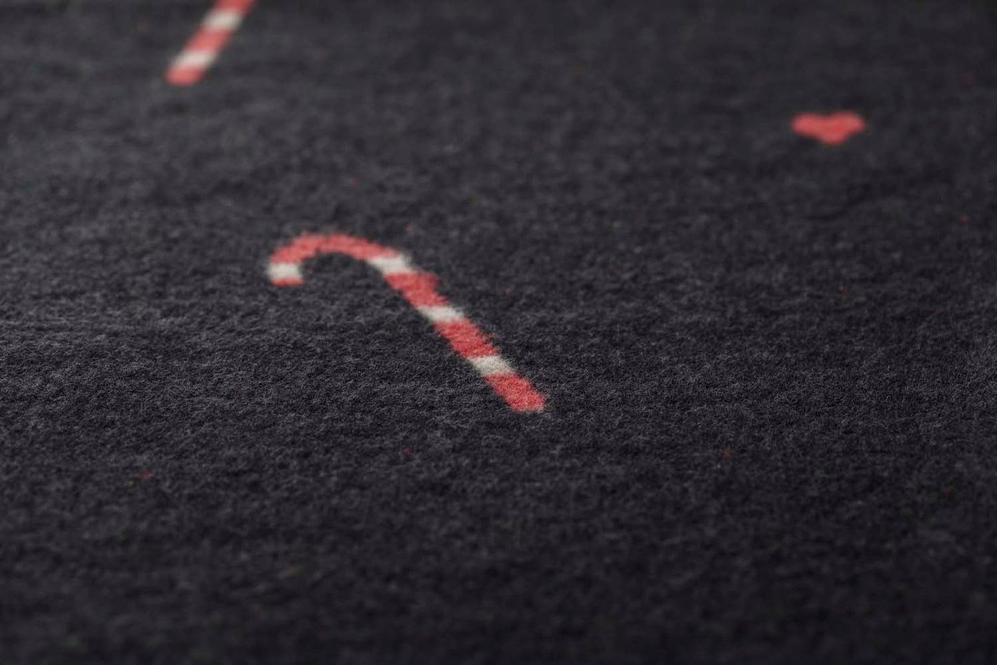 SILVRETTA throw "candy canes allover" in . Throw Blanket made by David Fussenegger , a family-run mill in Austria.