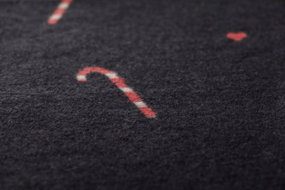 SILVRETTA throw "candy canes allover" in . Throw Blanket made by David Fussenegger , a family-run mill in Austria.