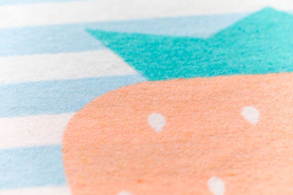 JUWEL baby blanket "strawberry" in . Blanket made by David Fussenegger , a family-run mill in Austria.