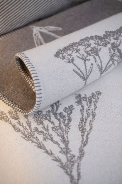 NOVA cushion cover "herbarium" in . Cushion Cover made by David Fussenegger , a family-run mill in Austria.