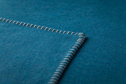 SYLT throw solid in . Throw Blanket made by David Fussenegger , a family-run mill in Austria.