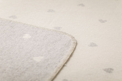 JUWEL baby blanket "hearts allover" in . Blanket made by David Fussenegger , a family-run mill in Austria.