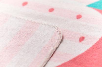 JUWEL baby blanket "strawberry" in . Blanket made by David Fussenegger , a family-run mill in Austria.