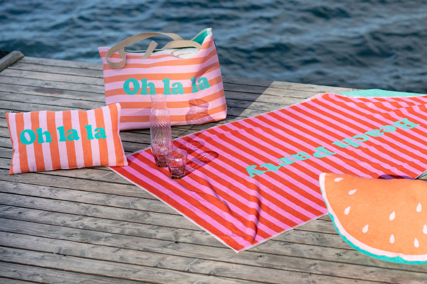 SILVRETTA pillow "watermelon" includes filling