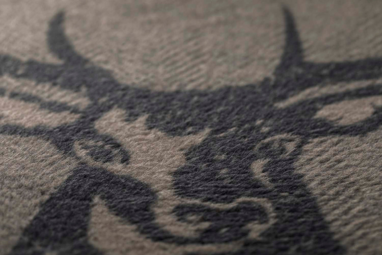 SAVONA throw "stag/antlers" in . Throw Blanket made by David Fussenegger , a family-run mill in Austria.