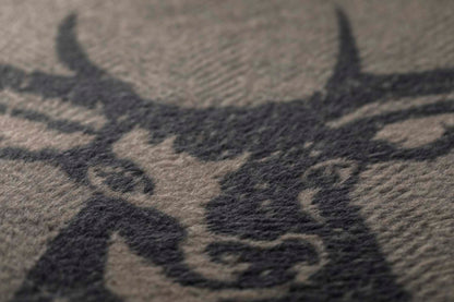SAVONA throw "stag/antlers" in . Throw Blanket made by David Fussenegger , a family-run mill in Austria.