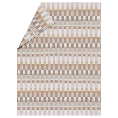 LUCA Throw "Patchwork" in cement . Throw Blanket made by David Fussenegger , a family-run mill in Austria.