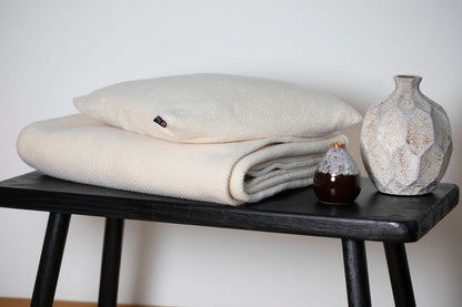 CORDI Throw "Diagonal Texture" in . Throw Blanket made by David Fussenegger , a family-run mill in Austria.