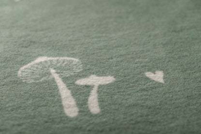 SILVRETTA throw "mushrooms'n more" in . Throw Blanket made by David Fussenegger , a family-run mill in Austria.